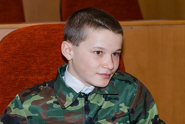 Школьные герои в Доме Советов